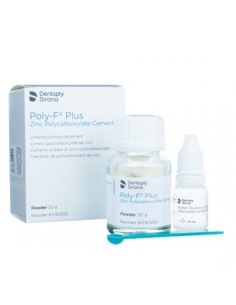 Poly-F Plus Kit Cemento de Policarboxilato Polvo Frasco 50g Dentsply