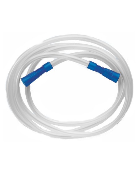 Aspirador Quirúrgico Estéril con Terminal Cónico sin Cánula ASP110 Tubo 2,2m 10 uds Omnia