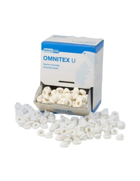 Funda Protectora Universal Omnitex U Látex, Instrumental Rotatorio, 500 uds Omnia