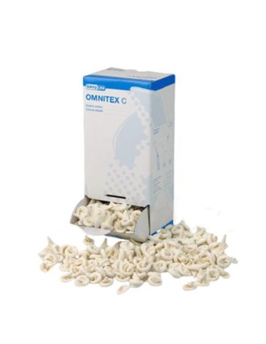 Funda Protectora Cónica Omnitex C Látex, Jeringas, Blanco 500 uds Omnia