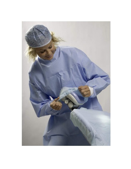 Funda para Reposacabezas Ø22 cm Impermeable con Elástico 200 uds Azul Omnia