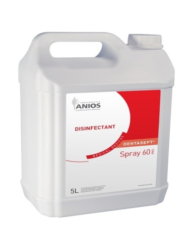 Dentasept Spray 60 Pro Desinfección Dispositivos Garrafa 5 litros Anios