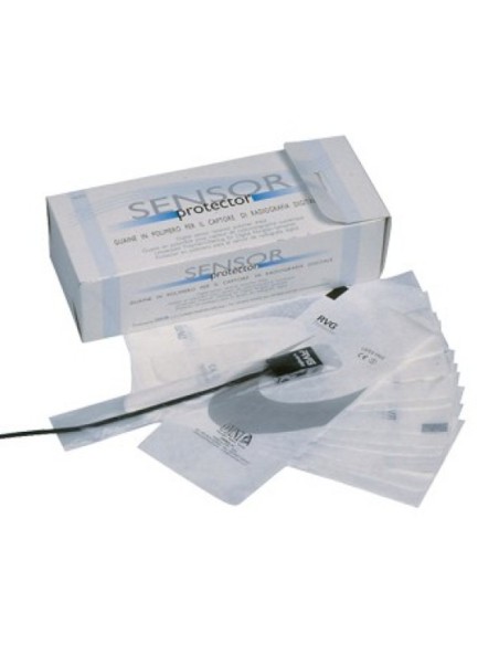 Funda para Sensor RVG 3,5x23cm con Soporte de Inserción, SensoCover Caja 500u Omnia