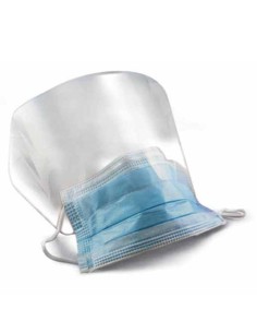 Mascarilla con Visera Superior de Protección con Elásticos 25 unidades Omnia