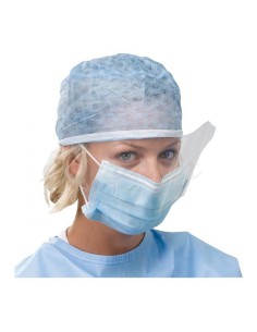 Mascarilla con Visera Superior de Protección con Elásticos 25 unidades Omnia 2