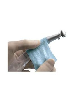 Protector Manguera Aspiración 7x120cm con Adhesivos de Fijación Azul, 50 uds Estéril Omnia 2