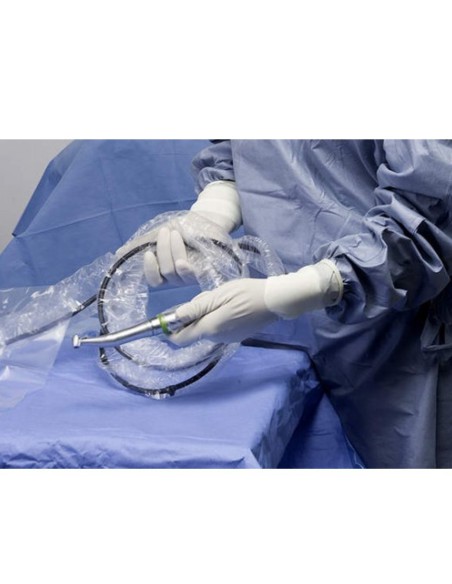 Protector Manguera con Elásticos de Fijación 240x7cm 50 uds Estériles Omnia