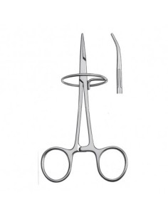 Pinza Portacoronas Curva 12,5cm con Anillo de Soporte Carl Martin
