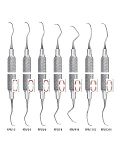Cureta Gracey Ergotouch Acero Inox de 1-2 a 13-14, 1ud Carl Martin 2