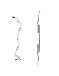 Instrumento Obturación 2,5mm - 2,5mm Mango Ergoform Carl Martin