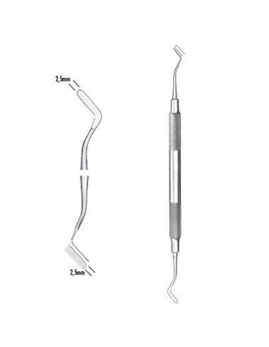 Instrumento Obturación 2,5mm - 2,5mm Mango Ergoform Carl Martin
