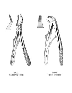 Fórceps Klein Infantil con Resorte, Raíces Superiores o Inferiores Carl Martin