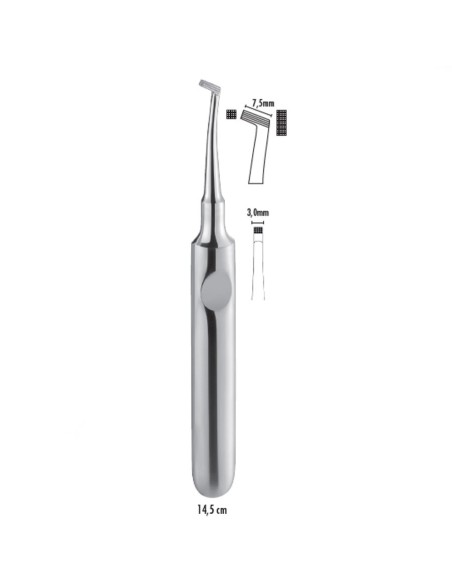 Asentador de Bandas y Alambres 7,5mm Longitud 14,5cm Carl Martin