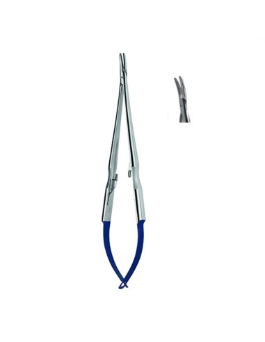 Porta Agujas Castroviejo Curvado, 16cm o 18cm RH LiquidSteel Carl Martin