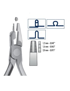 Alicate Conformador Loops Max. Ø 0,7mm Omega 13,5cm Carl Martin 2