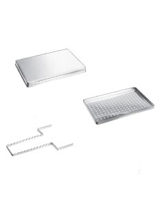 Casete Estandarizado Acero Inox con Tapa, Fondo y Cuadro Alojamiento, 18x28cm Carl Martin 2