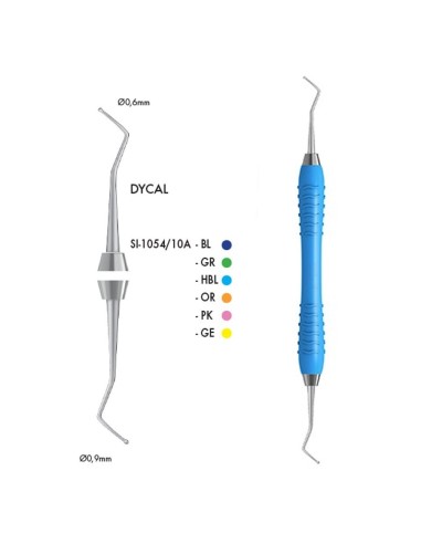Instrumento Dycal Doble Ø0.6-0.9mm Colori Silikon LS1054/10A Carl Martin