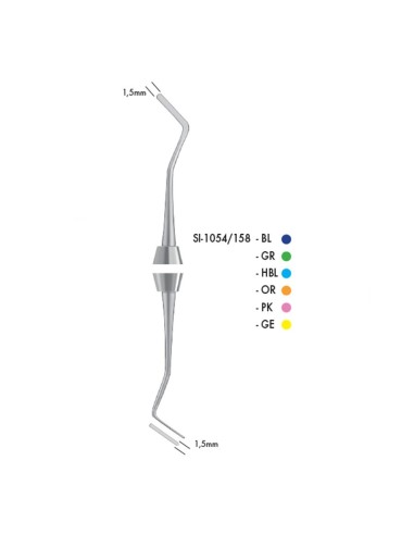 Obturador Doble Espátula 1.5mm Colori Silikon SI-1054/158 Carl Martin