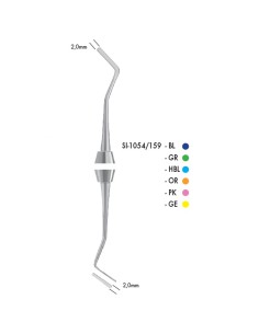 Obturador Doble Espátula 2mm SI-1054/159 Colori Silikon Carl Martin