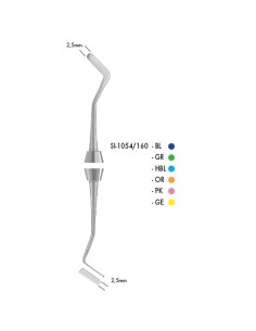 Obturador Doble Espátula 2.5mm SI-1054/160 Colori Silikon Carl Martin