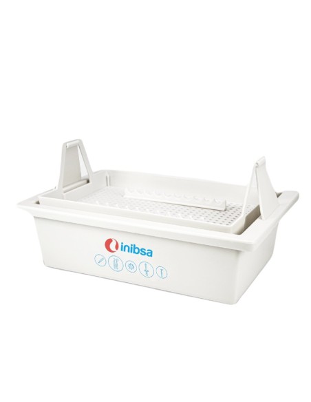 Cubeta de Inmersión, Limpieza y Desinfección Manual Instrumental 3L Inibsa