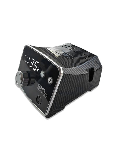 Micromotor Sense A3 Escobillas, 35000rpm Torque 3 Ncm con Pedal, Unidad color Carbono, Mestra