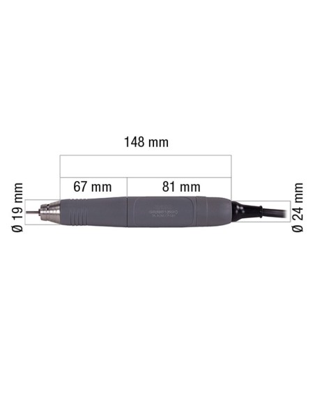 Micromotor de Inducción Élite 7,8Ncm 50000rpm con Pedal de Control Mestra