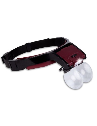 Lupa con Iluminación Frontal, 4 Aumentos, Fijación a la Cabeza Mestra