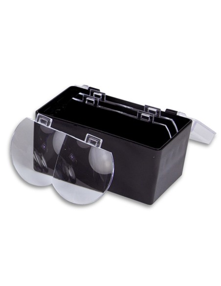 Lupa con Iluminación Frontal, 4 Aumentos, Fijación a la Cabeza Mestra