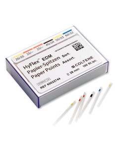 Puntas de Papel HyFlex EDM ISO 28mm Estéril Caja 100 unidades Roeko