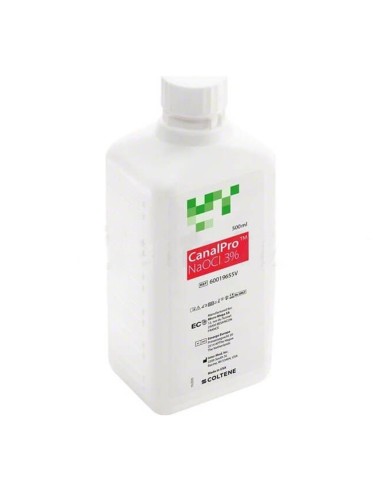 Canalpro Hipoclorito, NaOCl, Solución Irrigante al 3%Botella 500ml Micromega