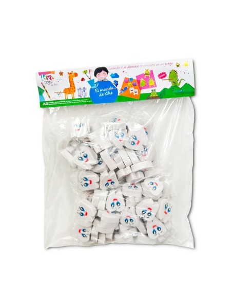 Gomas de Borrar Molares Colores Bolsa