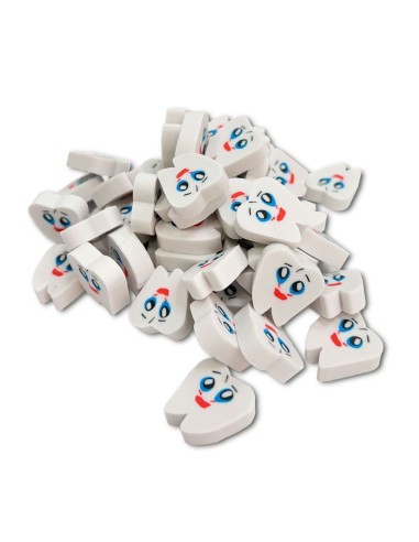 Gomas de Borrar Molares Colores Bolsa