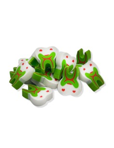 Gomas de Borrar Muelas Sonrientes 50 unidades, Amarillo, Kike Toys 2