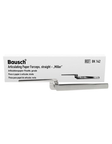 Pinza para Papel de Articular, Recta, Miller de Bausch