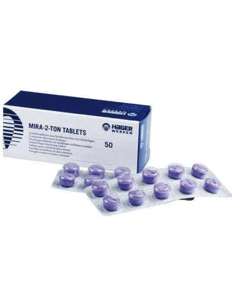 Mira 2 Ton Detector de Sarro Pastillas Masticables 50 uds Hager Werken