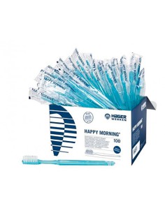 Cepillo de Dientes con Pasta Happy Morning Caja 100 uds.