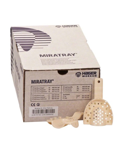 Cubetas Impresión Dental Miratray Superior 50 uds Hager Werken