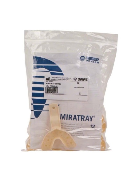 Miratray Cubetas Impresión Dental Inferior I2 S Bolsa 12 uds Hager Werken