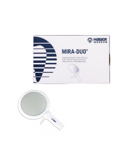 Espejo Mira Dúo de Mano, Doble Cara, Ø13cm 1 unidad Hager Werken