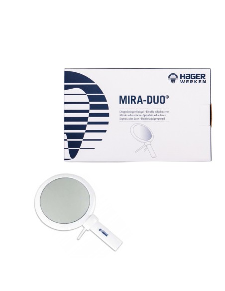 Espejo Mira Dúo de Mano, Doble Cara, Ø13cm 1 unidad Hager Werken