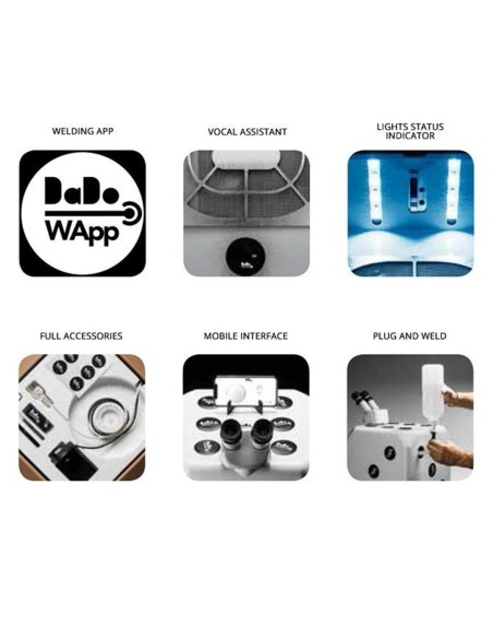 Máquina de Soldar por Láser DaDo Welder 2.0 con Entrada Gas Argón Elettrolaser