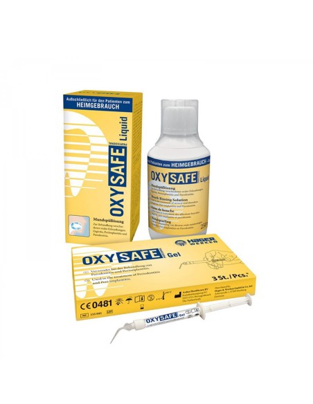 Oxysafe Professional Intro Kit, Periodontitis y Periimplantitis Jeringas + Líquido Hager Werken