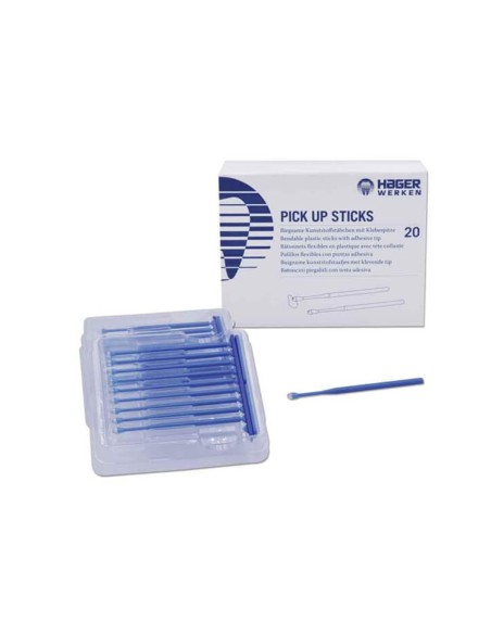 Palillos Aplicadores Pick Up Wax Stick 30 unidades Hager Werken