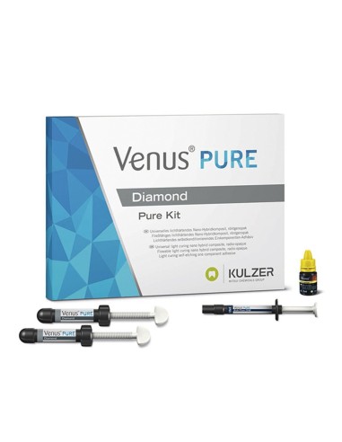 Venus Diamond Pure Composite Estético Kit 3 Jeringas + iBond Kulzer