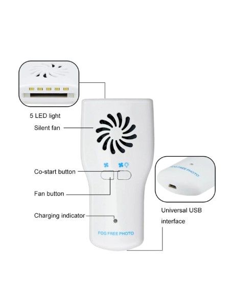 Kit Dispositvo Luz LED y 4 Espejos para Fotografía Maxilofacial y Bucal Masters