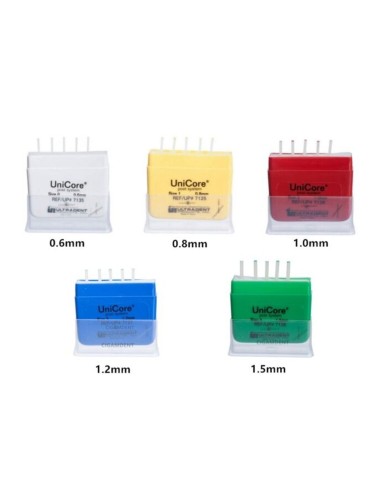 Unicore Post Poste Dental de Fibra Vidrio 5 unidades Ultradent