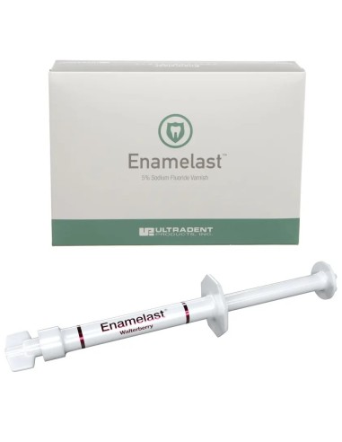 Enamelast Barniz Desensibilizante, Fluoruro Sodio 5 % Kit Walterberry Jeringas 20 unidades Ultradent