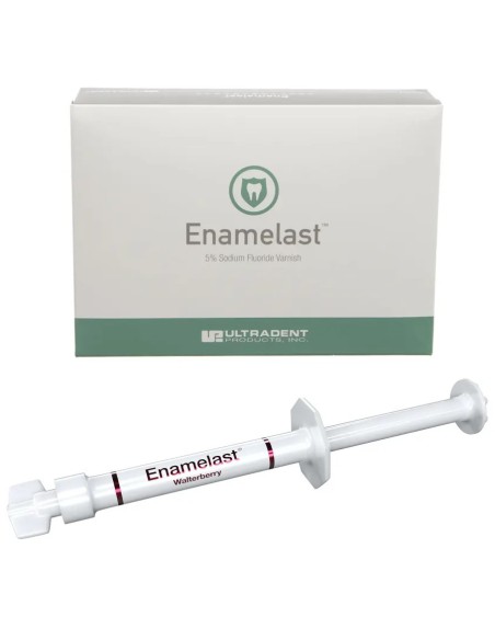 Enamelast Barniz Desensibilizante, Fluoruro Sodio 5 % Kit Walterberry Jeringas 20 unidades Ultradent