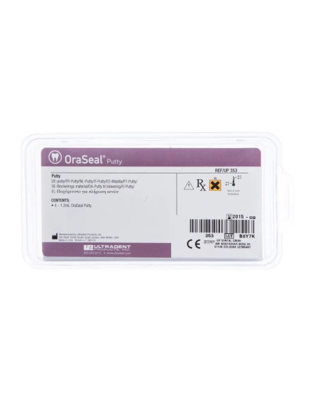 OraSeal Putty Masilla, Dique de Goma, Reposición 4 jeringas 1,2ml Ultradent